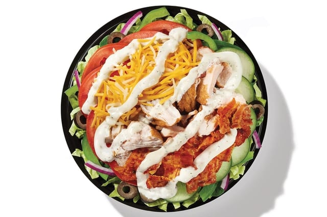 Chicken & Bacon Ranch.