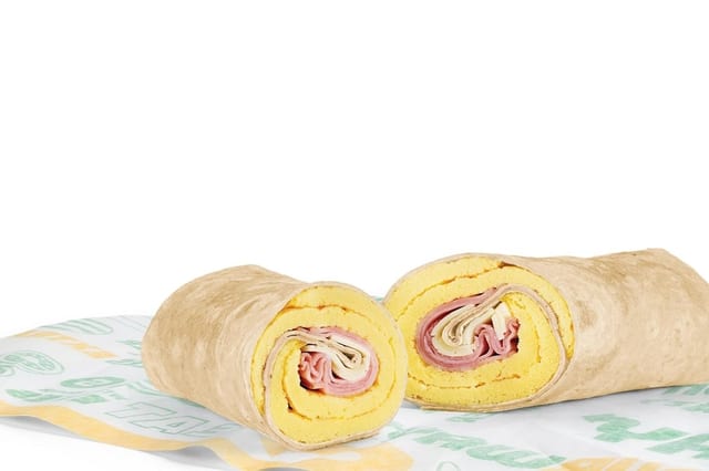 Black Forest Ham, Egg & Cheese Wrap.
